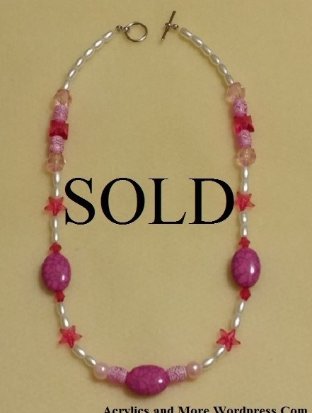 Pink and Pearls - SOLD